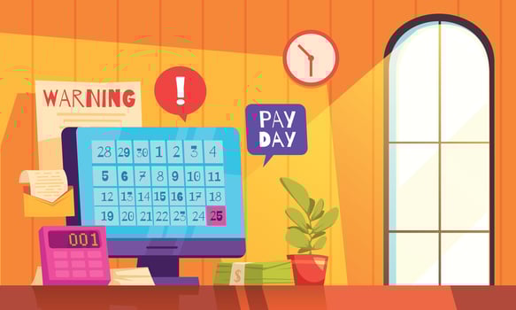 Tax Service Cartoon vector