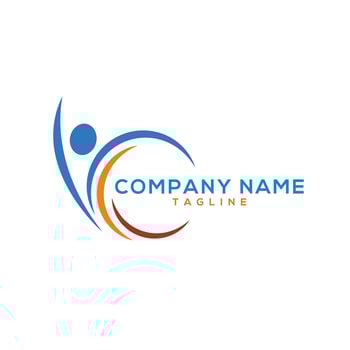 communication connections people logo design vector