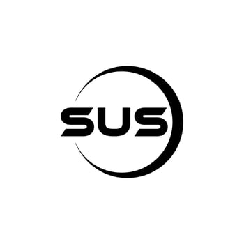 SUS Letter Logo Design, Inspiration for a Unique Identity. Modern Elegance and Creative Design. Watermark Your Success with the Striking this Logo. vector
