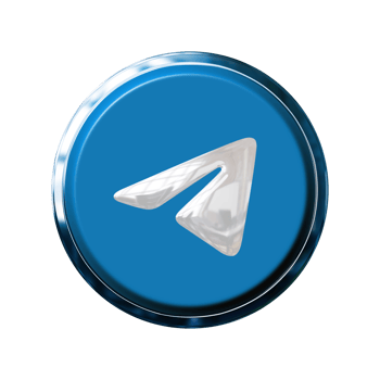Telegram social media 3D Icon png