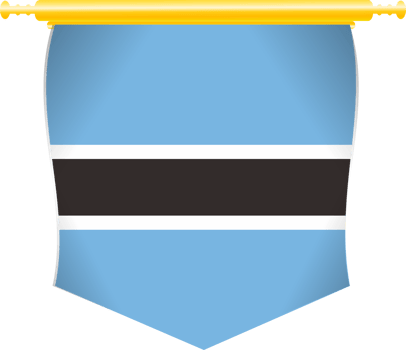 Bostwana Country Flag png