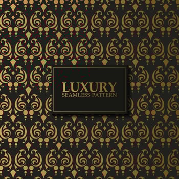 luxury dark seamless pattern background vector