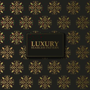 luxury dark seamless pattern background vector