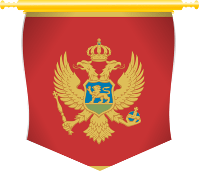 Montenegro Country Flag png