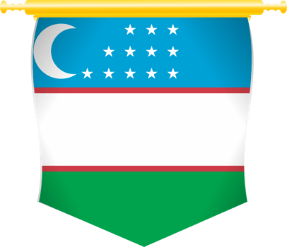 Uzbekistan Country Flag png