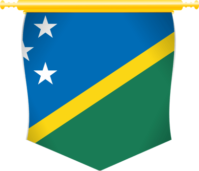 Salomon Islands Country Flag png