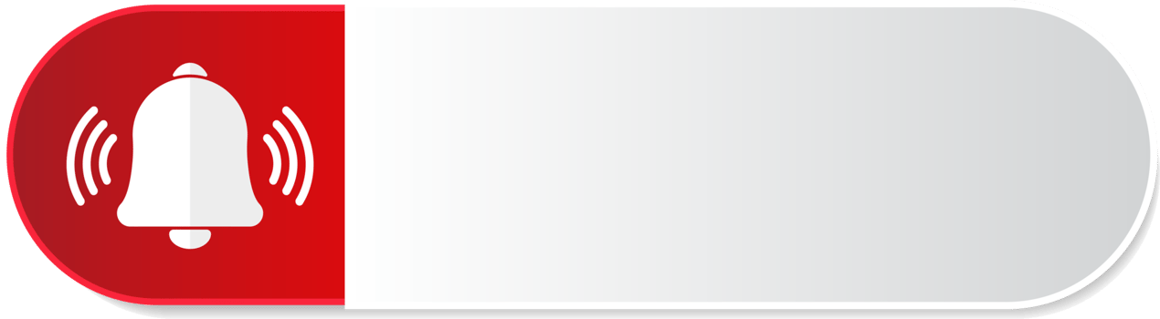 Notification or subscribe button, for designing video channel graphics and page subscriptions. png
