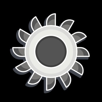 Icon Cutter. related to Mining symbol. glossy style. simple design editable. simple illustration vector