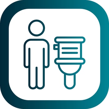 Restroom Vector Icon Design