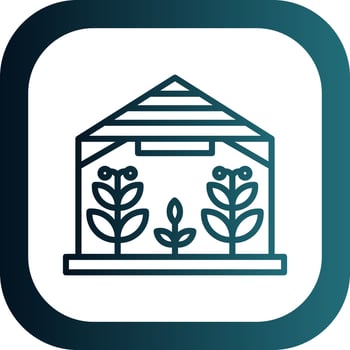 Smart farm Vector Icon Design