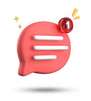 3d rendering of speech bubble with notification icons, 3D pastel chat icon set. Set of 3d speak bubble. png