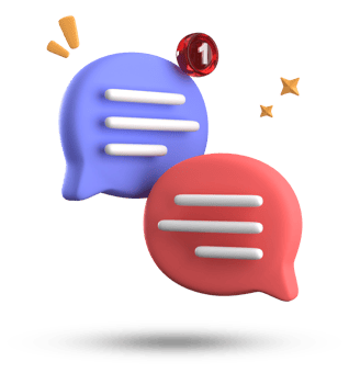 3d rendering of speech bubble with notification icons, 3D pastel chat icon set. Set of 3d speak bubble. png