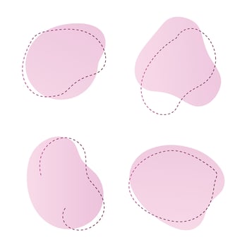 Vector abstract hand drawn speech bubble