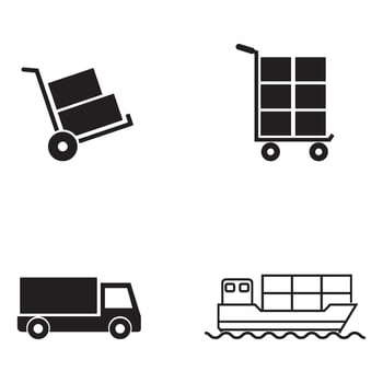 cargo icon vector