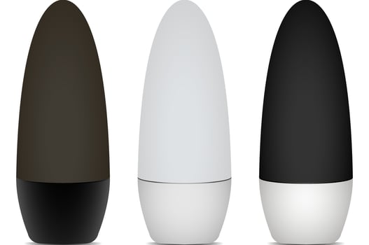 Deodorant antiperspirant blank templates Vector Illustration.