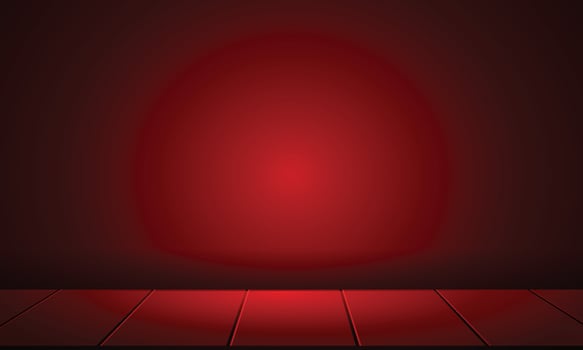 Vector abstract smooth studio room red background used for product display banner template