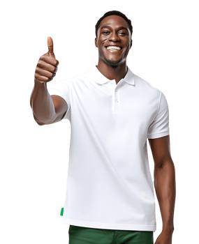 AI generated Positive Young Man with Thumbs Up Gesture png