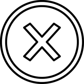 Multiplication Vector Design Element Icon