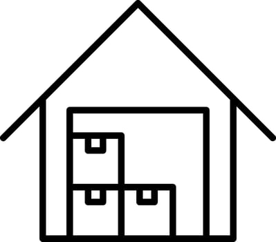 Data Warehouse Vector Design Element Icon