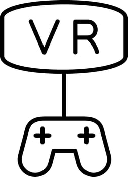 Vr Game Vector Design Element Icon