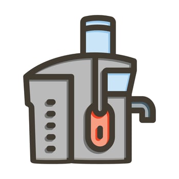 Juicer Vector Thick Line Filled Colors Icon For Personal And Commercial Use.