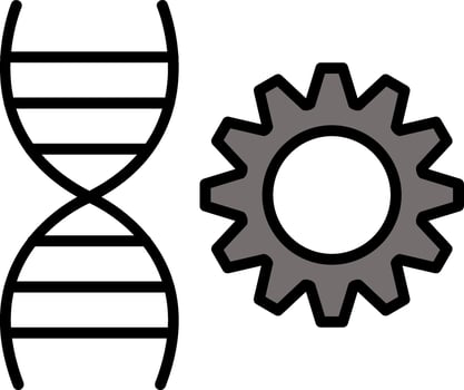 Genetic Vector Design Element Icon