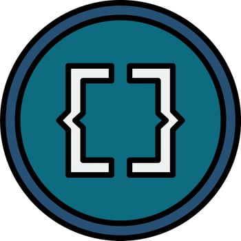 Brackets Vector Design Element Icon