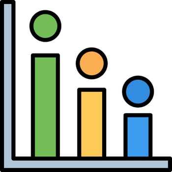 Histogram Vector Design Element Icon