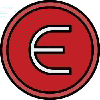 Epsilon Vector Design Element Icon