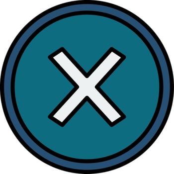 Multiplication Vector Design Element Icon