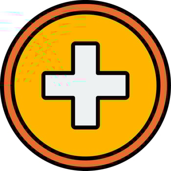 Plus Vector Design Element Icon