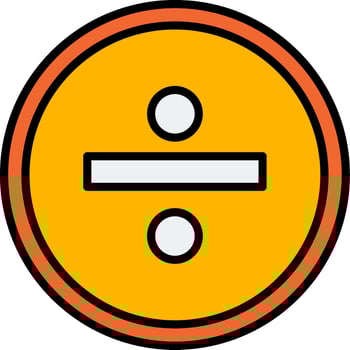 Division Vector Design Element Icon