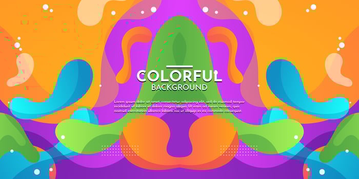 Colorful flow background with modern abstract shapes. Very suitable for poster, banner, cover, advertisement, wallpaper, etc. vector