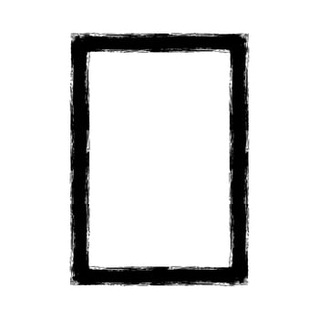 Artistic Blank Space with Silhouette Of the Brush Stroke or Paint Brush, can use for Frame Work, Advertisement, Quote, Text, Title, Cover, Layout, Website, Template or Graphic Design Element. Vector