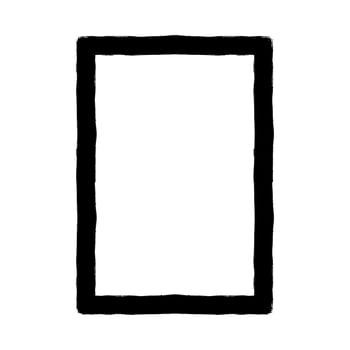 Artistic Blank Space with Silhouette Of the Brush Stroke or Paint Brush, can use for Frame Work, Advertisement, Quote, Text, Title, Cover, Layout, Website, Template or Graphic Design Element. Vector