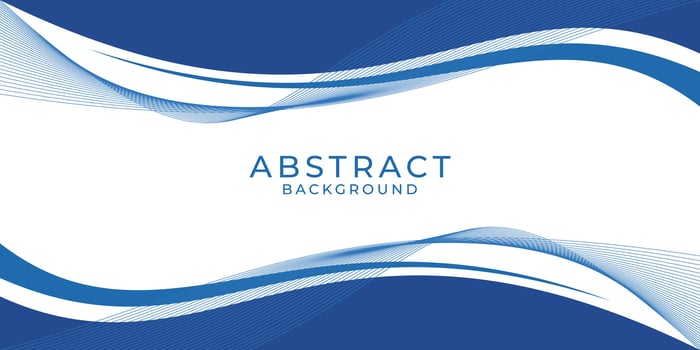 Abstract blue background template vector