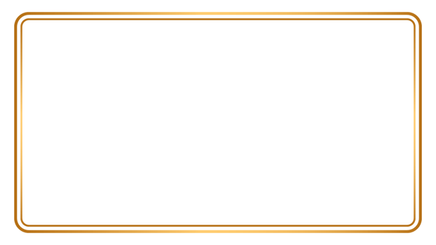Vintage golden floral retro corner border or rectangle frame transparent background png