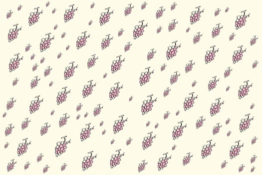 pattern with fruit vector