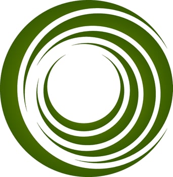 Logo circle rings the moon, Muslim logo Halal food vector