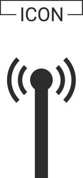 wireless icon signal connection vector
