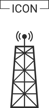 wireless icon signal connection vector