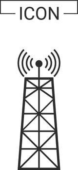 wireless icon signal connection vector