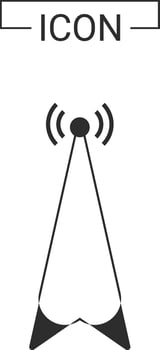 wireless icon signal connection vector