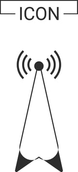 wireless icon signal connection vector