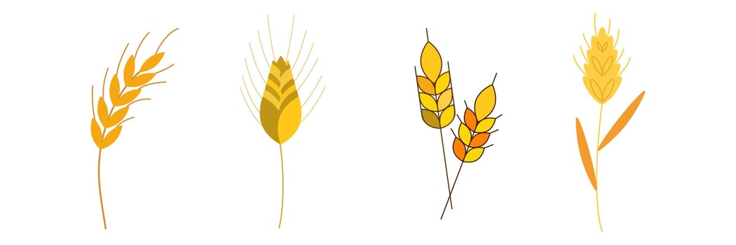 Happy Thanksgiving cereal autumn retro card. Fully editable EPS10 vector. vector