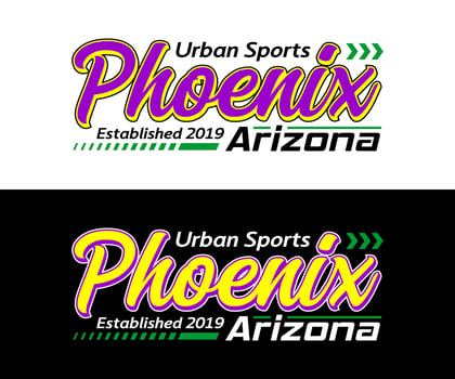 Phoenix city vintage sport, for print on t shirts etc. vector