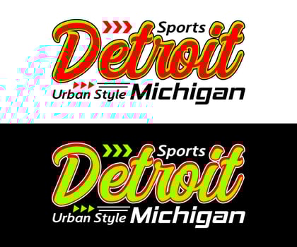 Detroit city vintage sport, for print on t shirts etc. vector