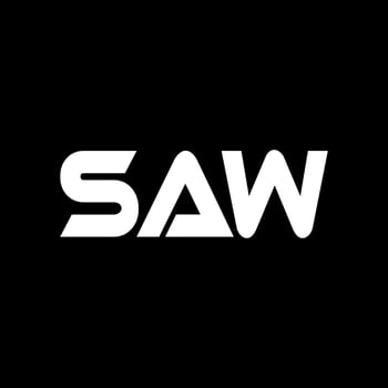 SAW Logo Design, Inspiration for a Unique Identity. Modern Elegance and Creative Design. Watermark Your Success with the Striking this Logo. vector