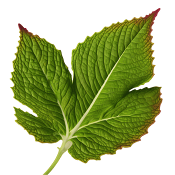 Beautiful leaf painting. AI-Generated. png