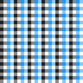blue and black plaid pattern with oblique line inside background. plaid pattern background. plaid background. Seamless pattern. for backdrop, decoration, gift wrapping, gingham tablecloth, blanket. vector